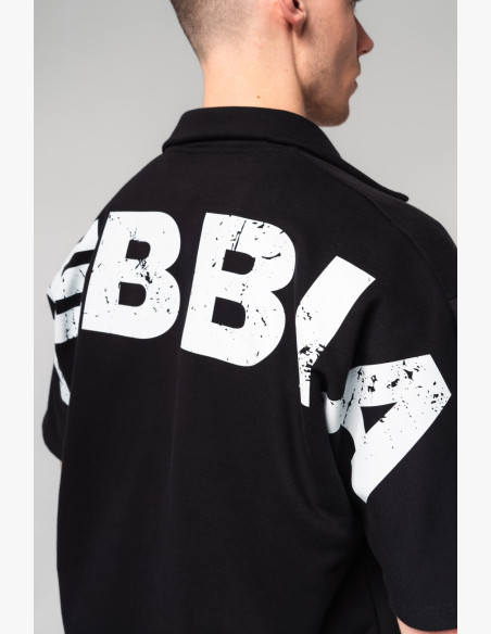 NEBBIA Oversized košeľa 90s THROWBACK čierna