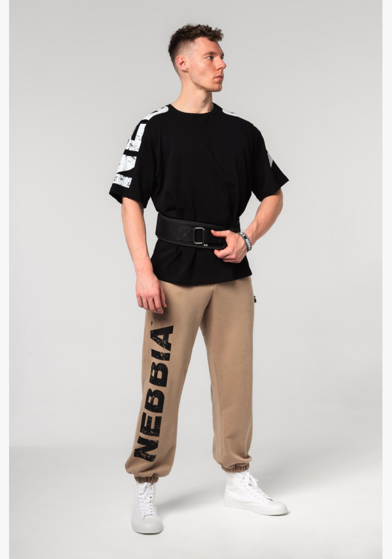 NEBBIA Oversized tričko LIFTING CLUB...