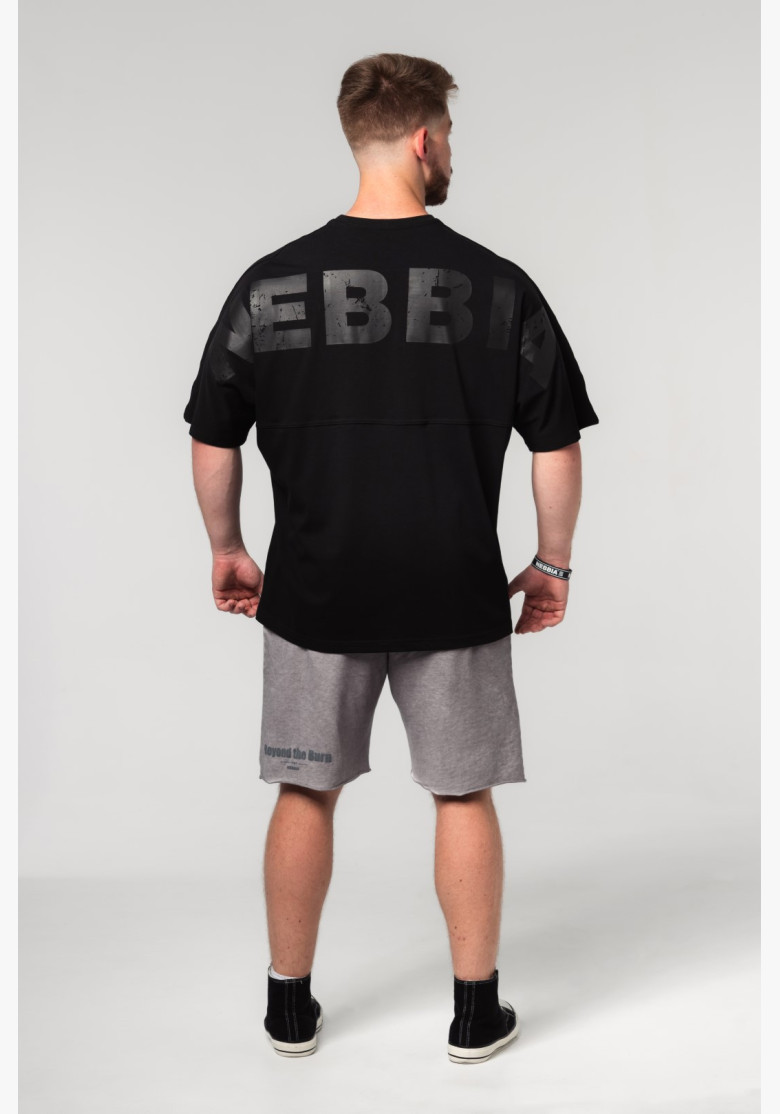 NEBBIA Oversized tričko NO SHORTCUTS...