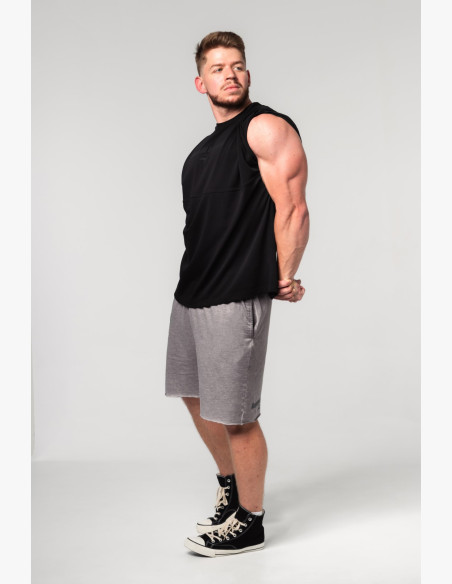 NEBBIA Oversized tričko NO SHORTCUTS čierne