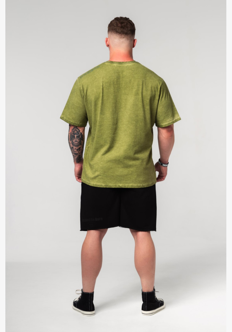 NEBBIA Washed-off oversized tričko...