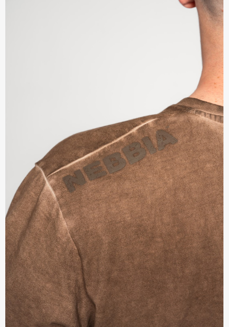 NEBBIA Washed-off oversized tričko...