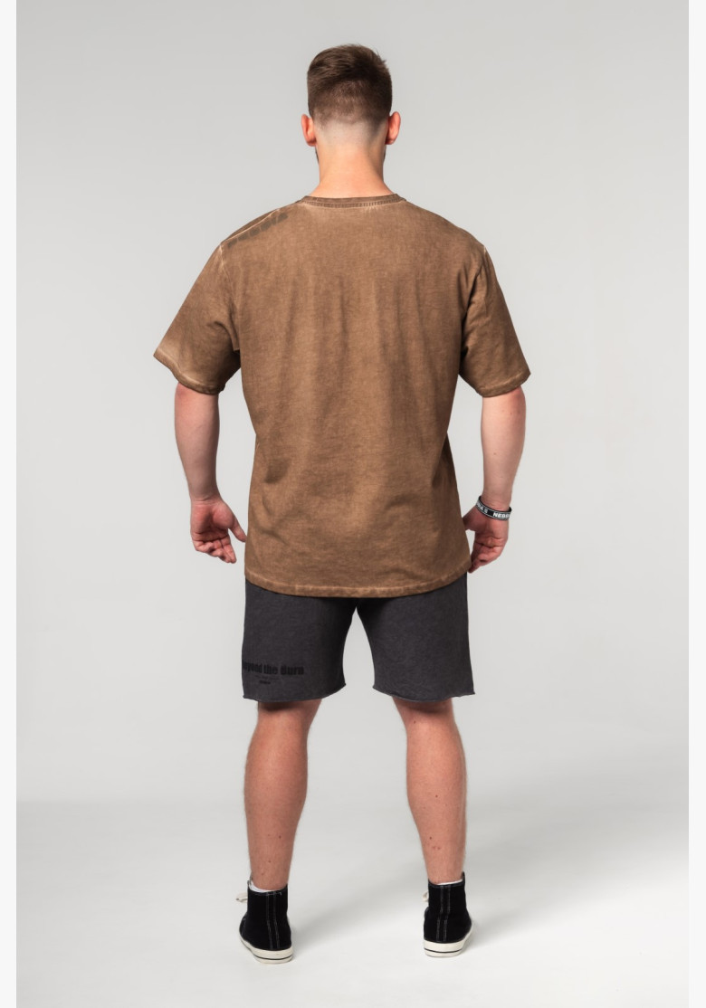 NEBBIA Washed-off oversized tričko...