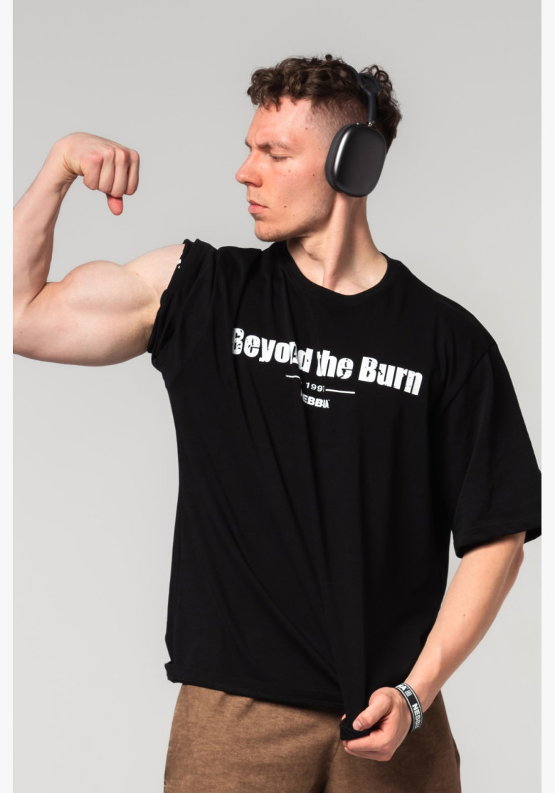 NEBBIA Bavlnené heavyweight tričko...