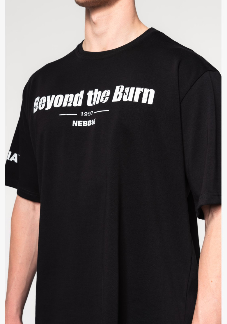 NEBBIA Bavlnené heavyweight tričko...