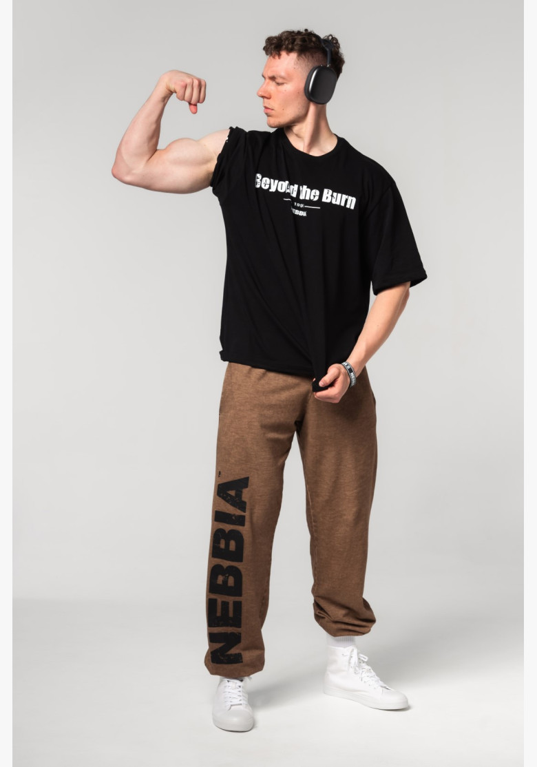 NEBBIA Bavlnené heavyweight tričko...