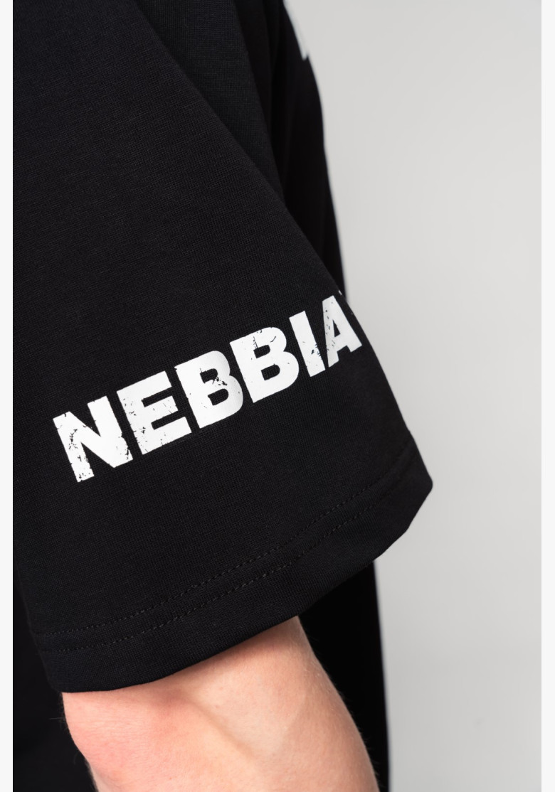 NEBBIA Bavlnené heavyweight tričko...