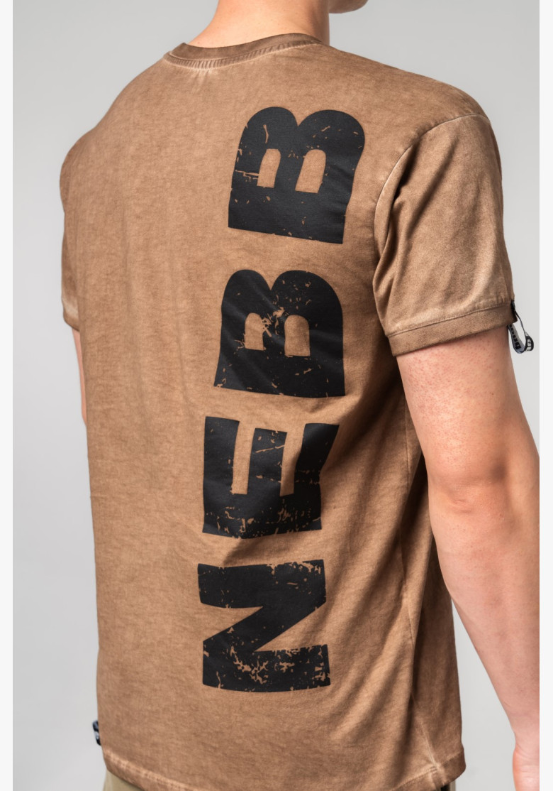 NEBBIA Washed-off bavlnené tričko MAX...