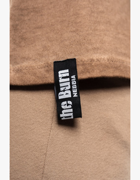NEBBIA Washed-off oversized tielko MAX OUT béžové