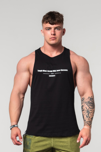 NEBBIA Gym tielko FLEXIN' čierne