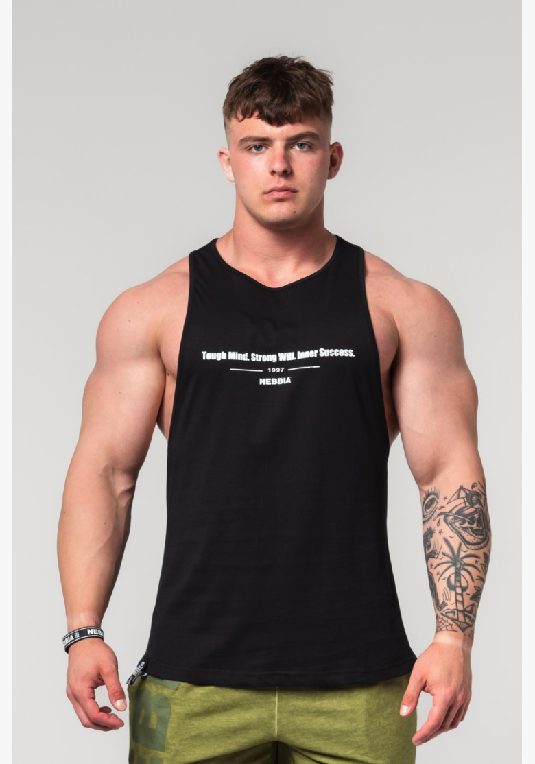 NEBBIA Gym tielko FLEXIN' čierne