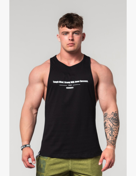 NEBBIA Gym tielko FLEXIN' čierne