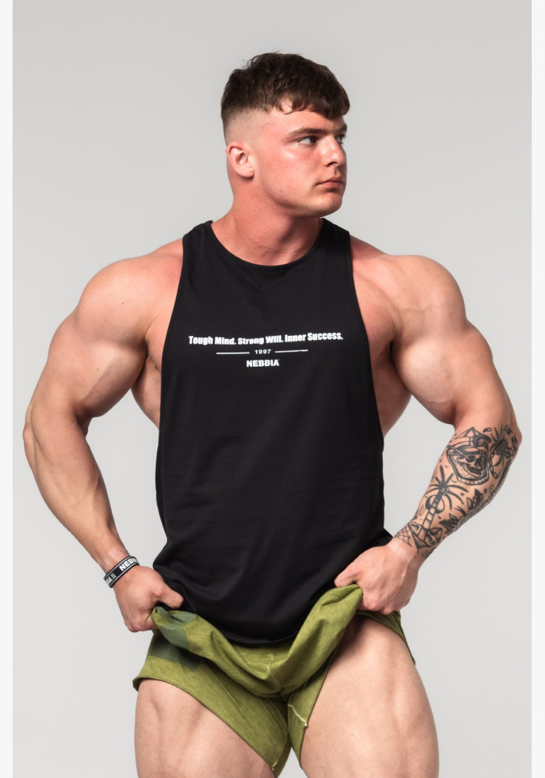 NEBBIA Gym tielko FLEXIN' čierne