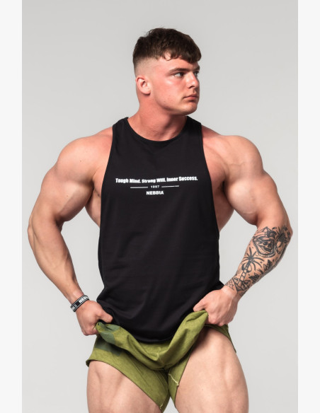 NEBBIA Gym tielko FLEXIN' čierne