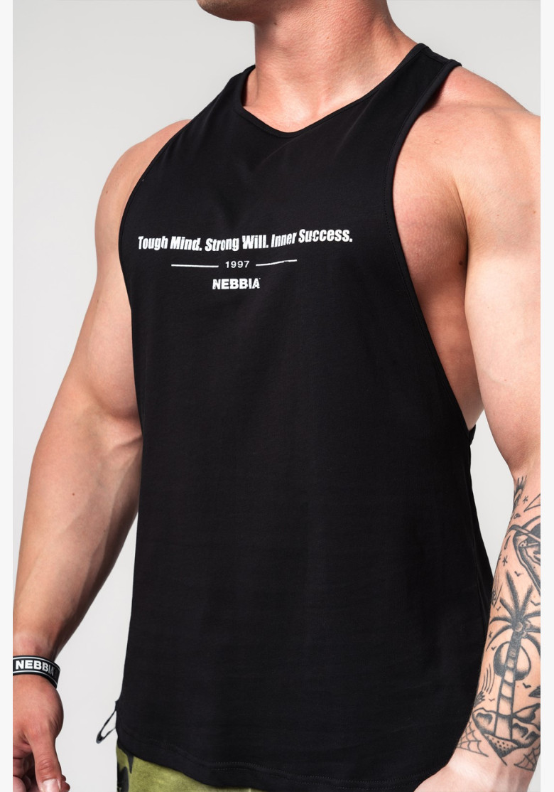 NEBBIA Gym tielko FLEXIN' čierne