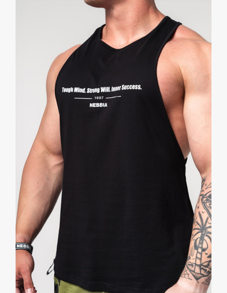 NEBBIA Gym tielko FLEXIN' čierne
