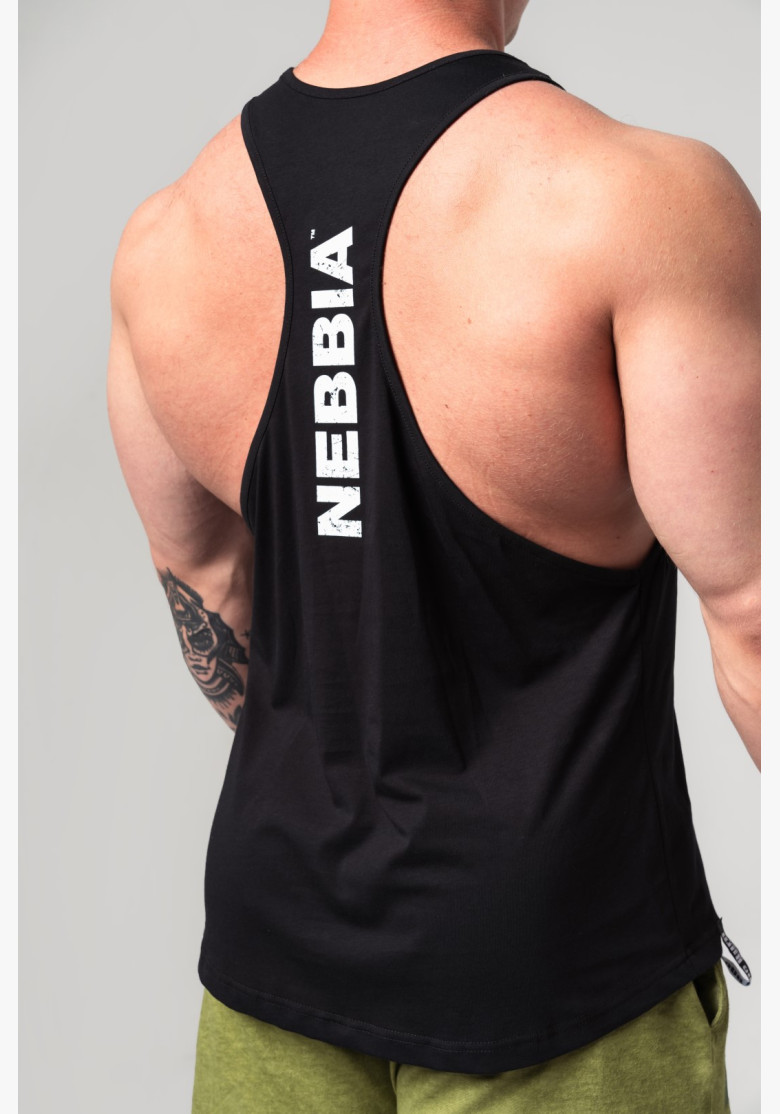 NEBBIA Gym tielko FLEXIN' čierne