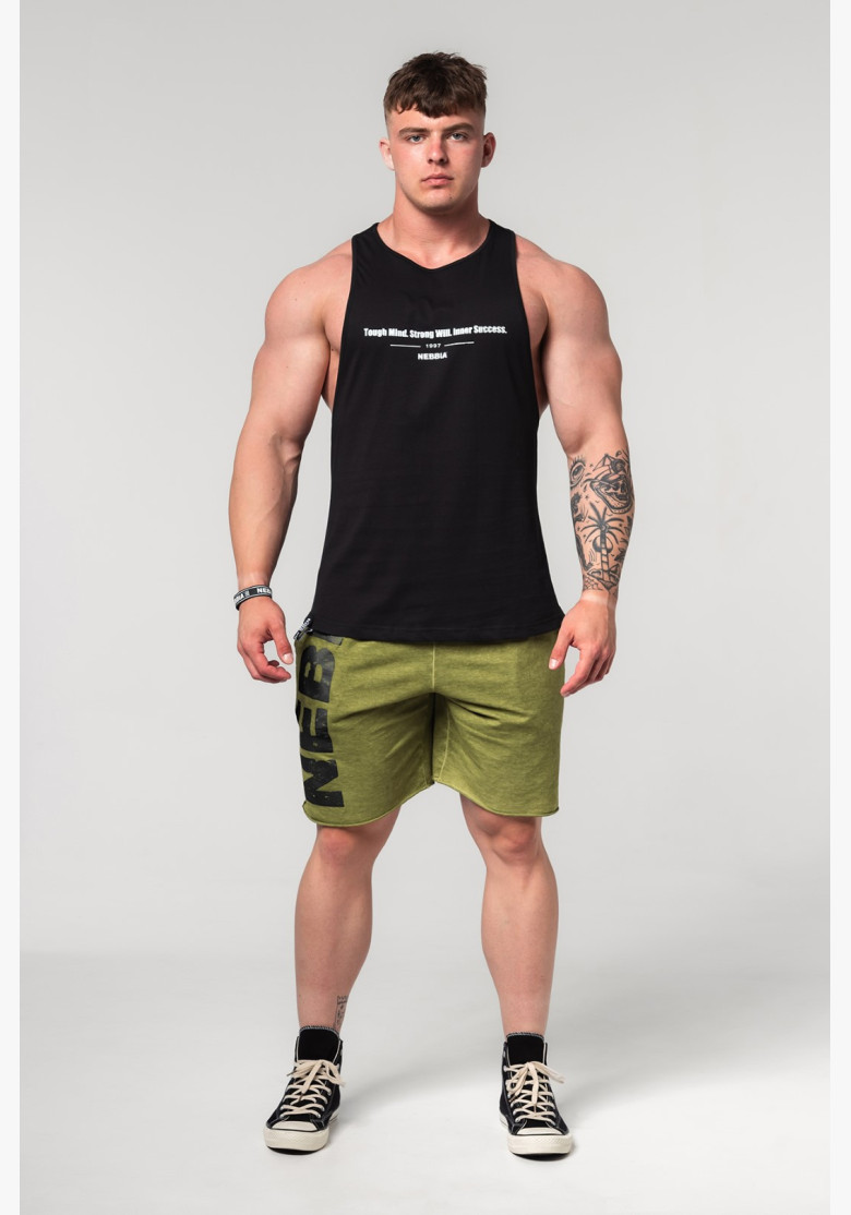 NEBBIA Gym tielko FLEXIN' čierne