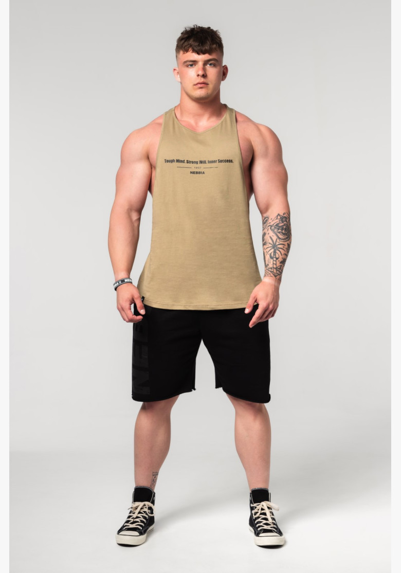 NEBBIA Gym tielko FLEXIN' zelené