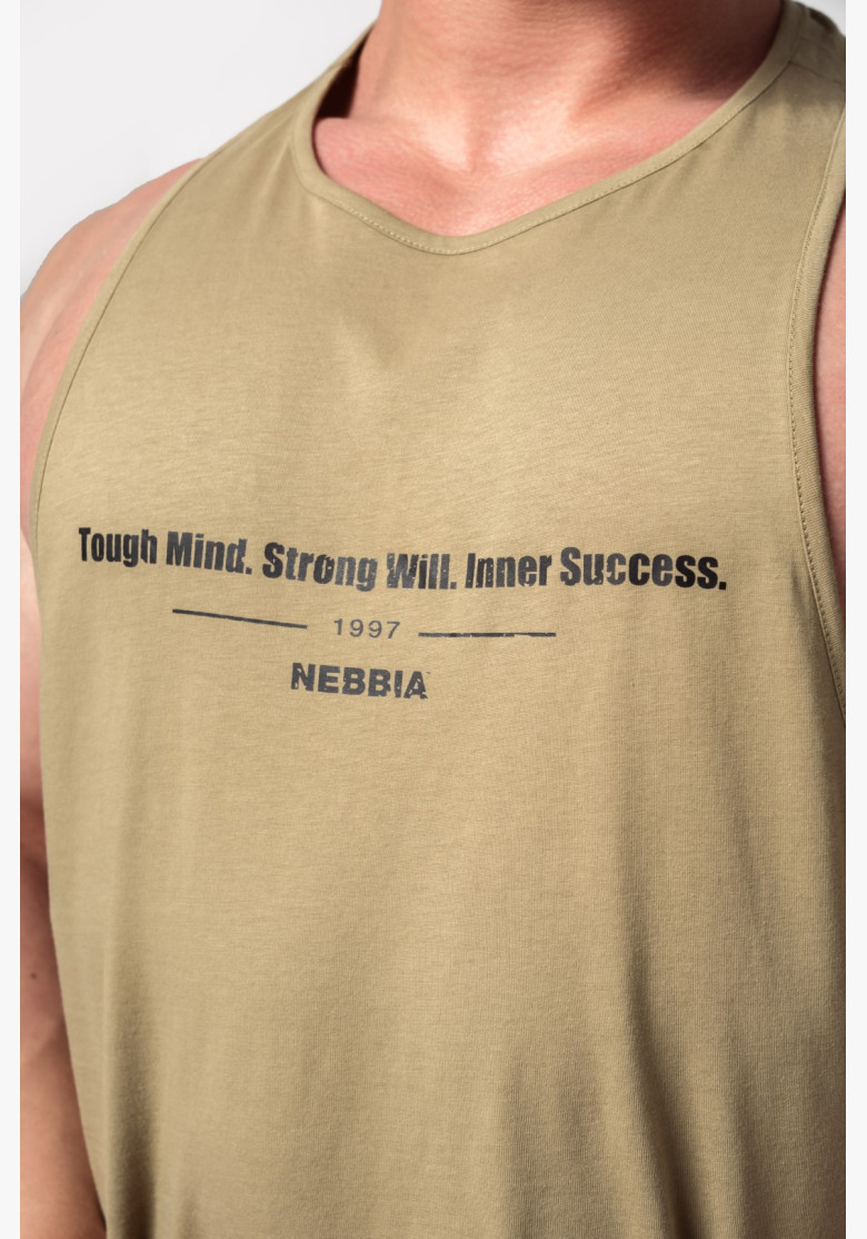 NEBBIA Gym tielko FLEXIN' zelené