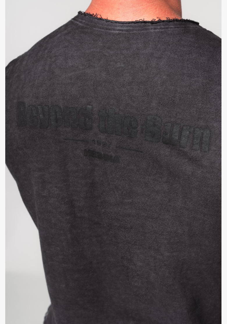 NEBBIA Washed-off mikina bez rukávov...