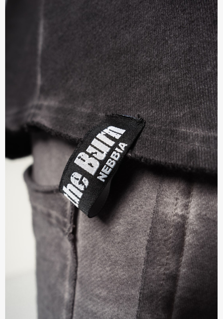 NEBBIA Washed-off mikina bez rukávov...