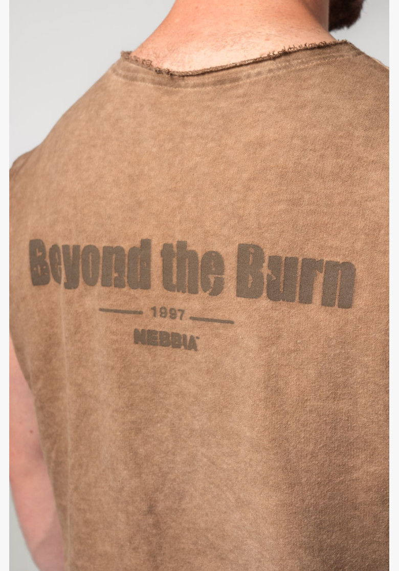 NEBBIA Washed-off mikina bez rukávov...