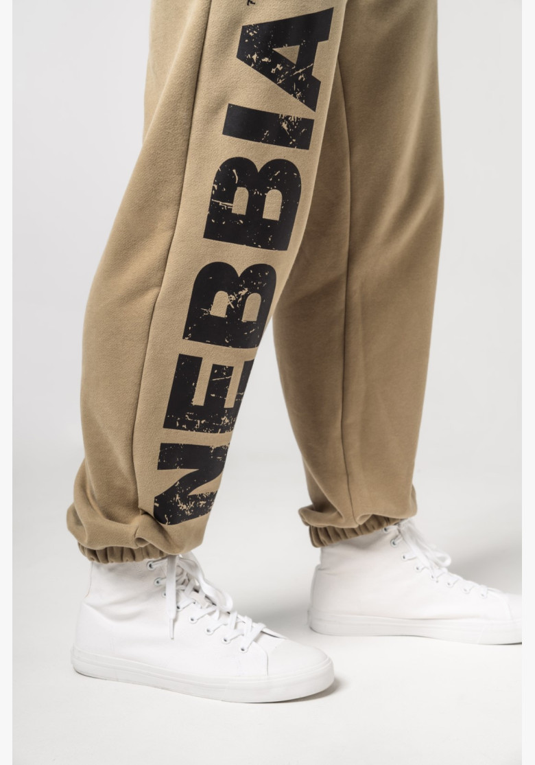 NEBBIA Voľné baggy tepláky s vreckami...