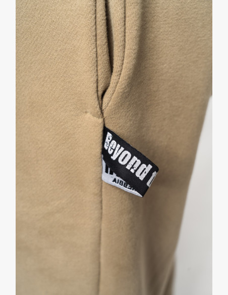 NEBBIA Voľné baggy tepláky s vreckami GYM BRO zelené