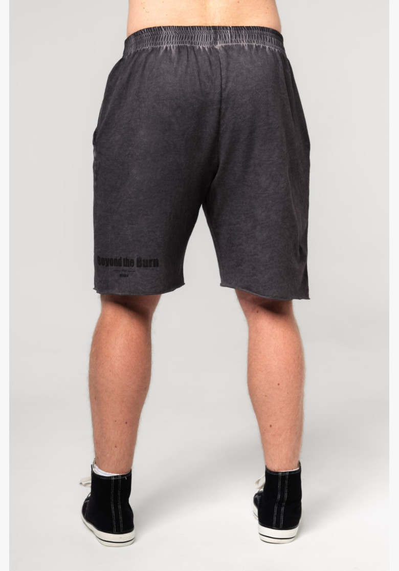 NEBBIA Washed-off teplákové šortky NO...