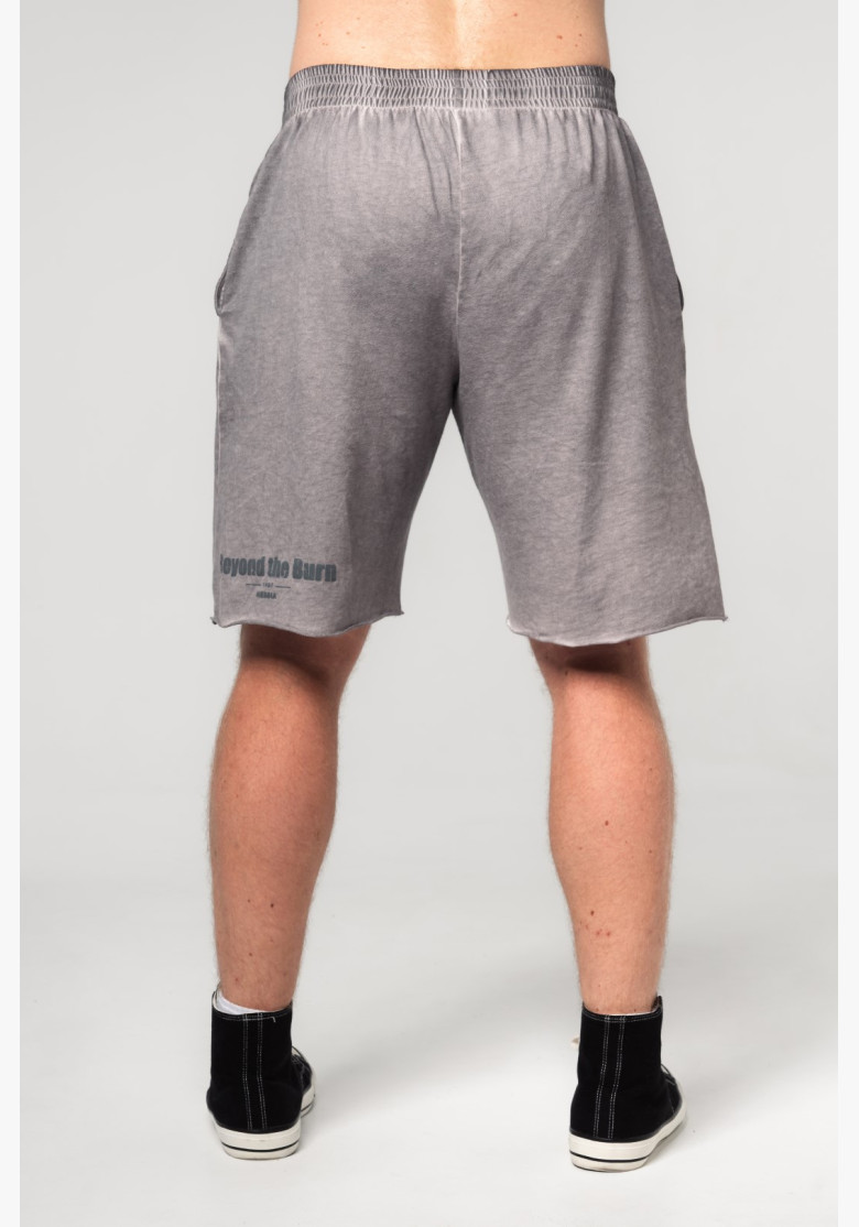 NEBBIA Washed-off teplákové šortky NO...