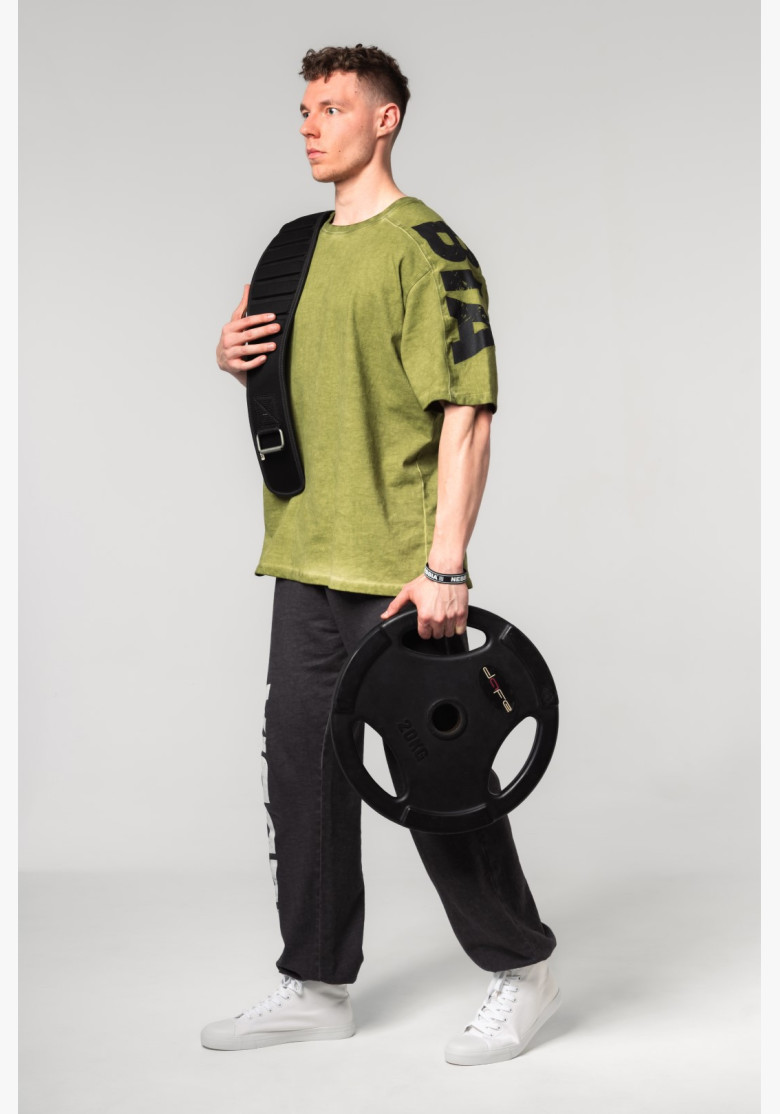 NEBBIA Washed-off oversized tričko...