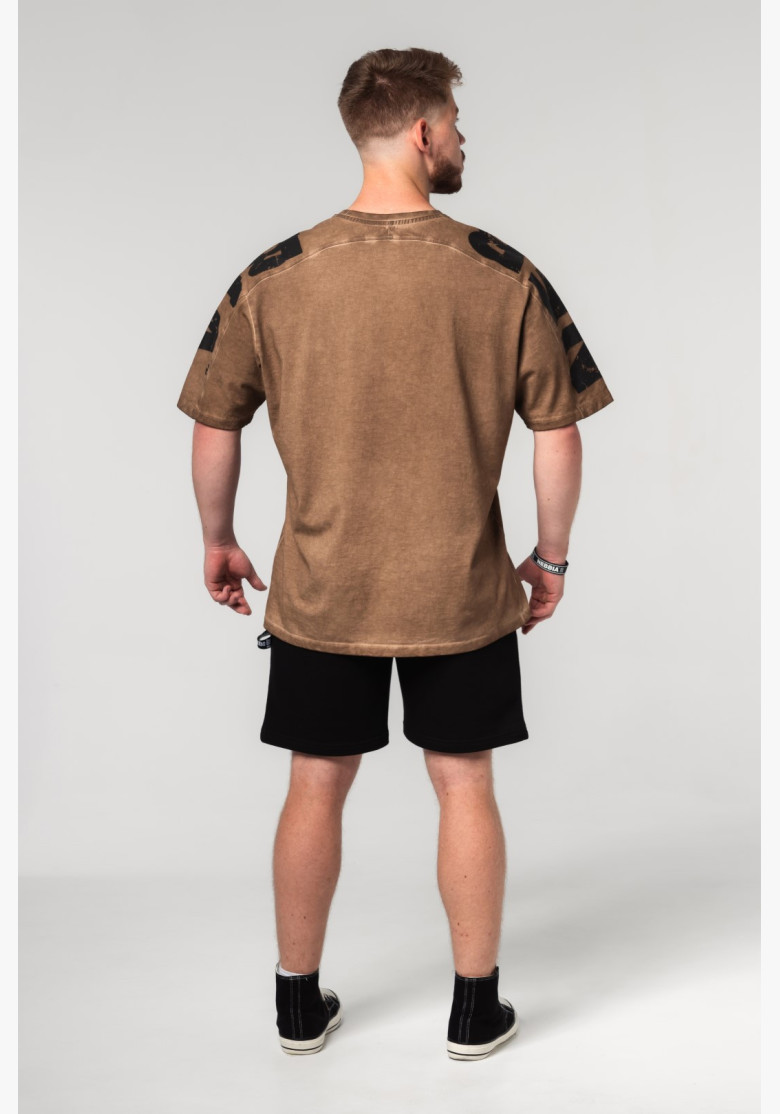 NEBBIA Washed-off oversized tričko...