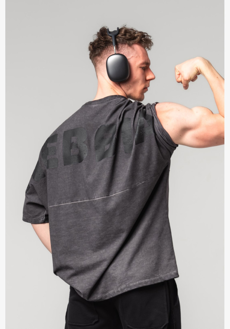 NEBBIA Washed-off oversized tričko NO...