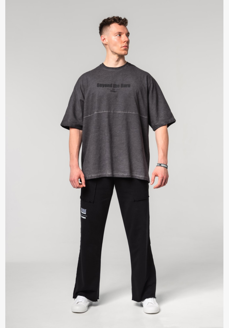 NEBBIA Washed-off oversized tričko NO...