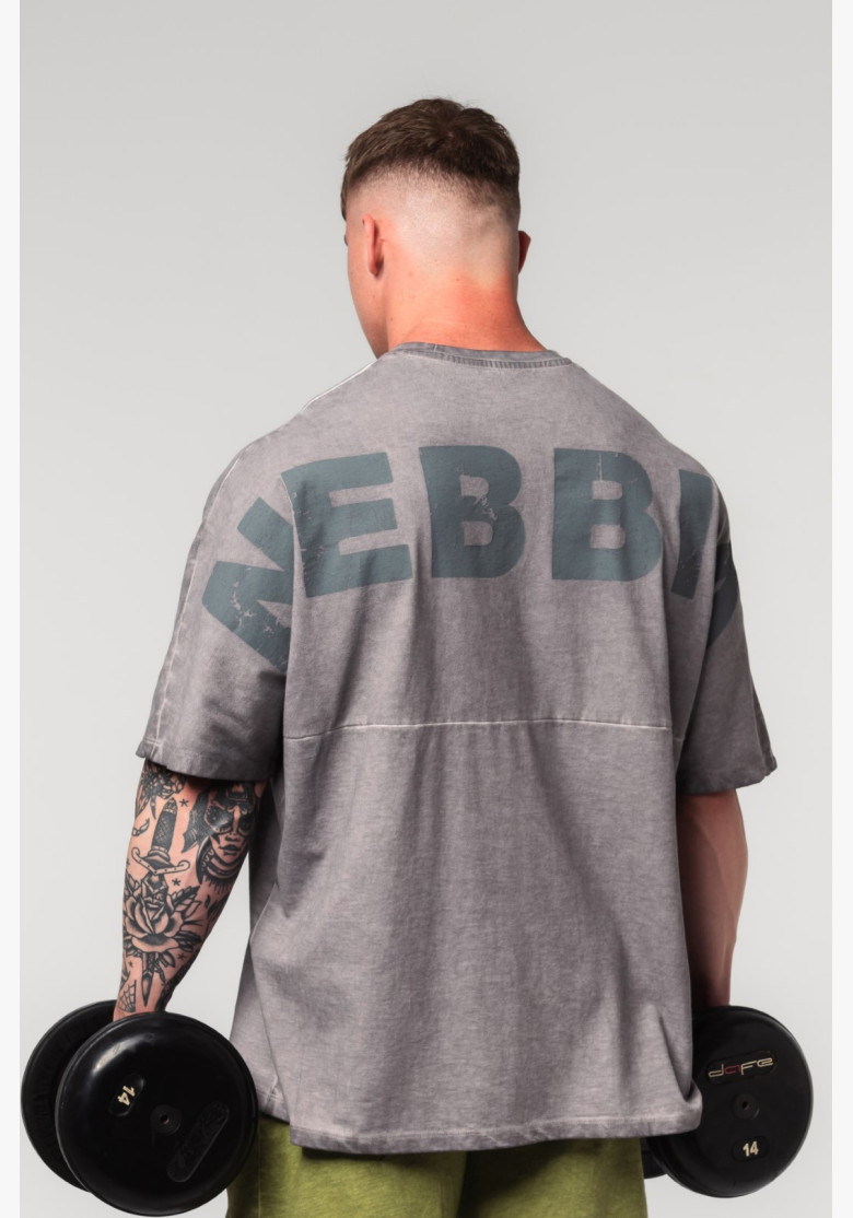 NEBBIA Washed-off oversized tričko NO...