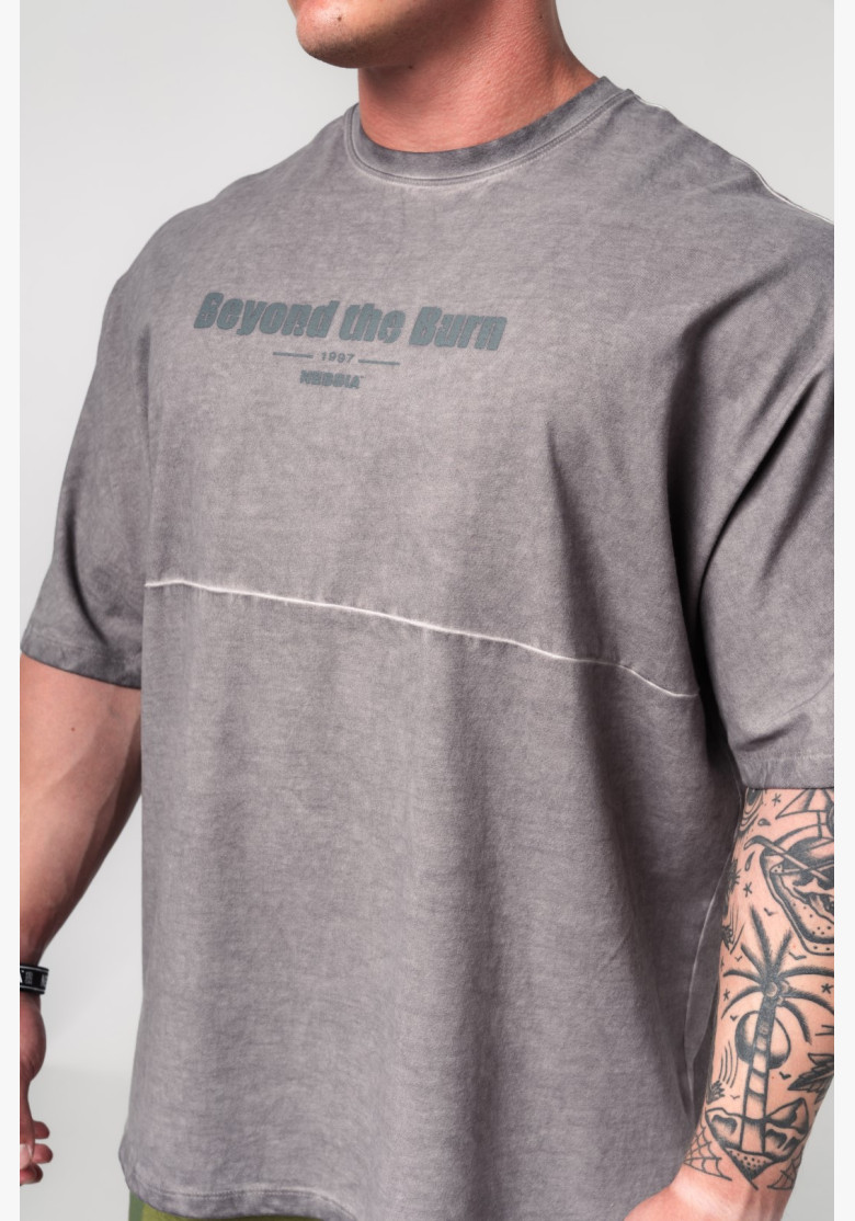 NEBBIA Washed-off oversized tričko NO...