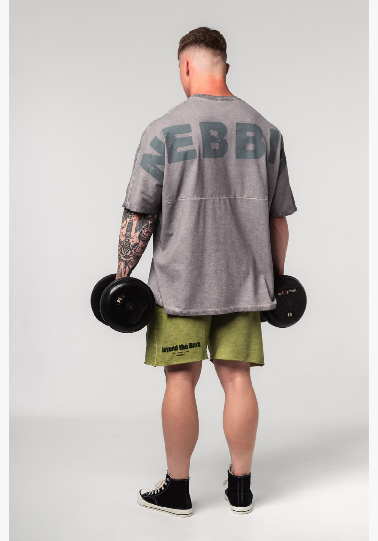 NEBBIA Washed-off oversized tričko NO...
