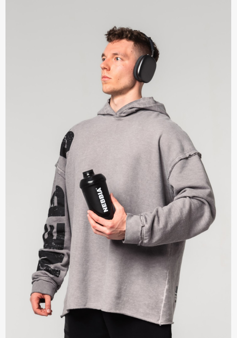 Washed-off oversized mikina s...