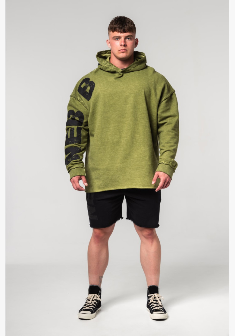 NEBBIA Washed-off oversized mikina s...