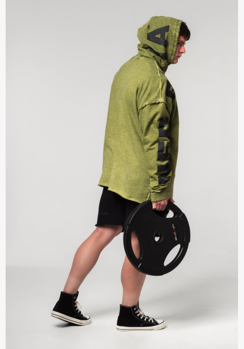 NEBBIA Washed-off oversized mikina s...