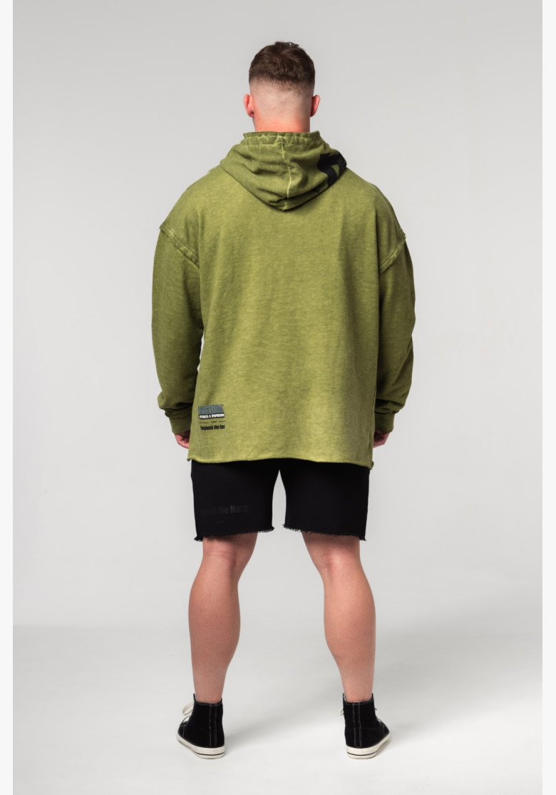 NEBBIA Washed-off oversized mikina s...