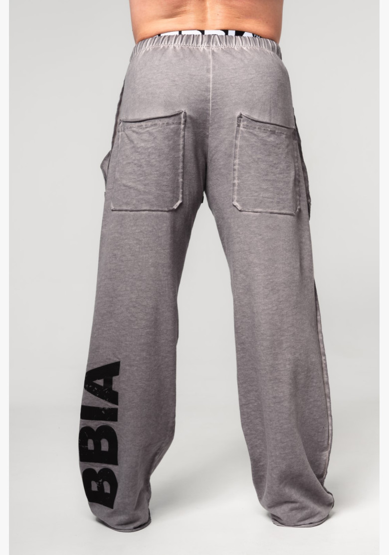 NEBBIA Washed-off tepláky s vreckami...