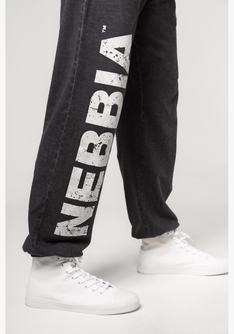 NEBBIA Washed-off voľné baggy tepláky...