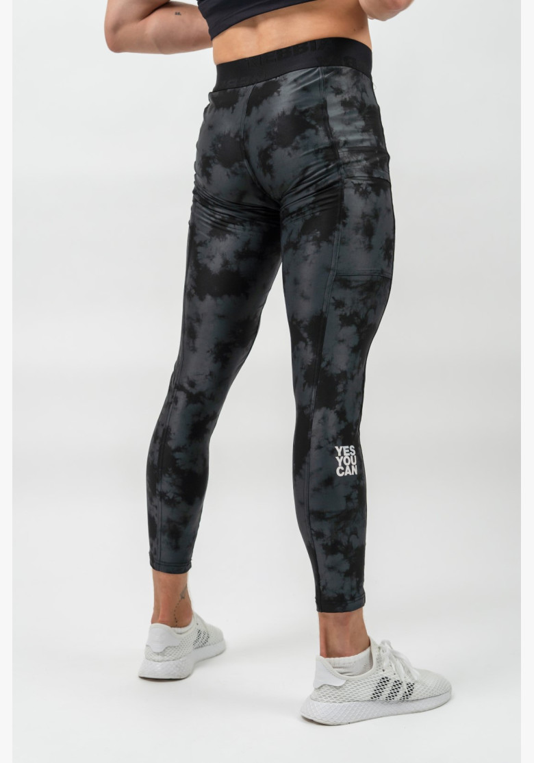 NEBBIA Kompresné Camouflage Legíny...