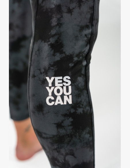 NEBBIA Kompresné Camouflage Legíny FUNCTION čierne