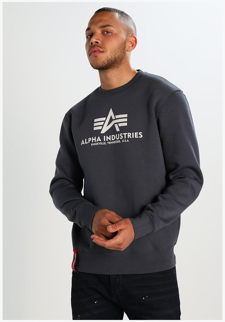 Sweatshirt Alpha Industries Basic grey black