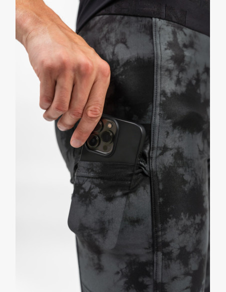 NEBBIA Kompresné Camouflage Legíny FUNCTION čierne