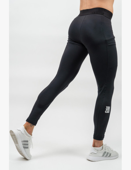 NEBBIA Kompresné Termo Legíny RECOVERY čierne