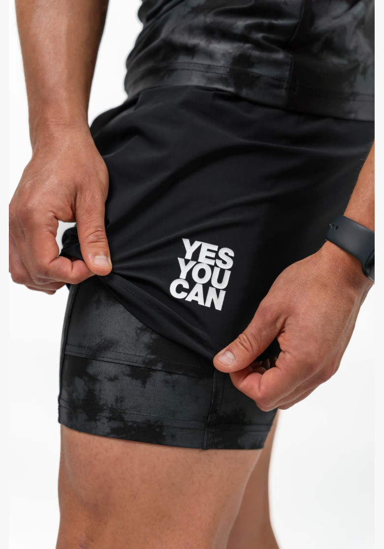 NEBBIA Kompresné Šortky 2v1 s Vreckom...